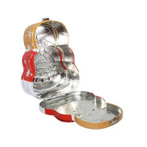 Latas Navideñas con Forma de Muñeco de Nieve, con Tapas, Aptas para Alimentos, Impresión Personalizada, Suministro ODM, Recuerdos para Fiestas de Navidad, Almacenamiento de Golosinas - Product Image 5