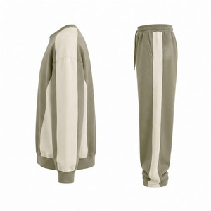 Conjunto Deportivo de Pantalón Holgado y Recto al por Mayor, Atuendo Casual Moderno, Ropa Deportiva de Corte Relajado, Logotipo Personalizado - Product Image 3