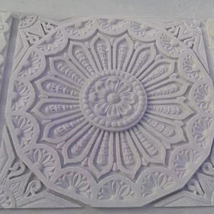 Paneles Decorativos de Pared de la Mejor Calidad, Panel de Pared Tallado Mabel para Decoración de Habitaciones y Oficinas, Decoración Interior de Lujo, Mandala de Mármol - Product Image 1