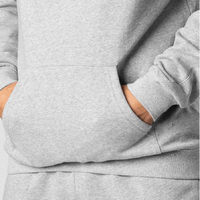 Ensemble deux pièces Sweat-shirt à capuche pour homme, survêtement 100% coton, Logo personnalisé, pas cher