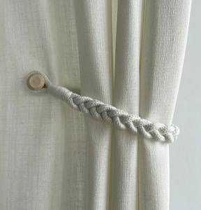 Curtain <b>Tieback</b>,Cotton and linen curtain ties, curtain ties, magnet curtain ties, curtain brackets, multi-color optional - Product Image 2