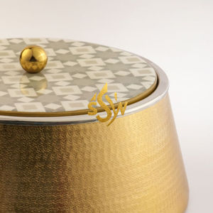 Cacerolas de Acero Inoxidable de Diseño Moderno y Elegante, con Tapa Metálica, para Mantener la Comida Caliente, Color Dorado, en Oferta - Product Image 3