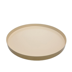 Plato de servicio de hierro de Venta caliente, platos de servicio de CENA DE Color dorado/rojo, uso para decoración de restaurante y Hotel - Product Image 4