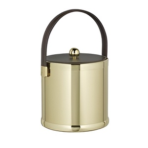 Seau à glace élégant et moderne en métal de grande taille pour bar et maison Refroidisseur de vin et baignoires personnalisés - Product Image 1