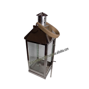 Linterna colgante elegante de acero inoxidable, linterna de alta calidad para bodas y decoración de eventos al aire libre, novedad - Product Image 5