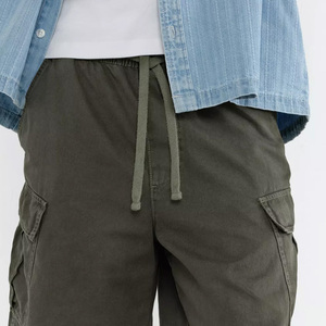 กางเกงขาสั้นผ้าคอตตอนผสมสำหรับผู้ชายดีไซน์ทันสมัยระบายอากาศได้ดีปรับโลโก้ได้ตามต้องการเหมาะสำหรับ2026คอลเลกชันแฟชั่นฤดูร้อน - Product Image 4