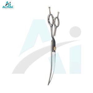 Almac กรรไกรตัดขนสัตว์เลี้ยงสแตนเลสใบมีดโค้งสำหรับตัดขนสัตว์เลี้ยงแบบสมบูรณ์ - Product Image 3