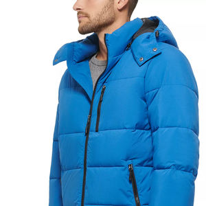 Usine Hiver Nouvelle Arrivée À Manches Longues Doudoune Hommes Veste Avec Logo Personnalisé Imprimé Doudoune Hommes - Product Image 3