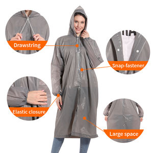 Venta caliente deportes acuáticos al aire libre bata cambiante impermeable de manga larga abrigo cambiante resistente a la intemperie - Product Image 5