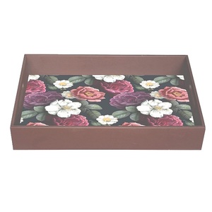 Plateaux de service en bois faits à la main pour la maison, l'hôtel, le restaurant, la vaisselle, les plats de petit-déjeuner, les plats de service, les fêtes de mariage - Product Image 5