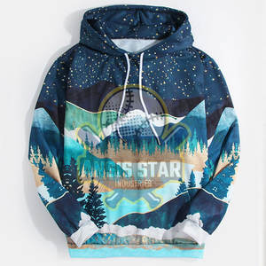 Sudaderas con capucha de sublimación de manga larga Transpirable Fácil Moda Adulto Último diseño Sudaderas con capucha de sublimación - Product Image 1