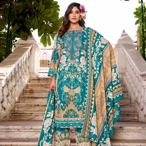 Material de vestido impreso digital de rayón de viscosa pura Catálogo completo disponible a precio de mayorista, Colección Premium. - Product Image 1