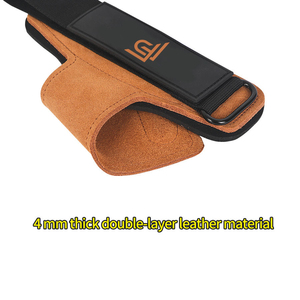 Empuñaduras de Cuero Vacuno de Primera Calidad para Entrenamiento con Pesas, Duraderas, Antideslizantes y Personalizables, Equipo de Gimnasio - Product Image 2