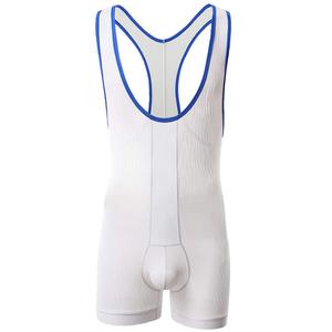 เสื้อกล้ามมวยปล้ำของผู้ชายแบบกำหนดเองได้100% - Product Image 1