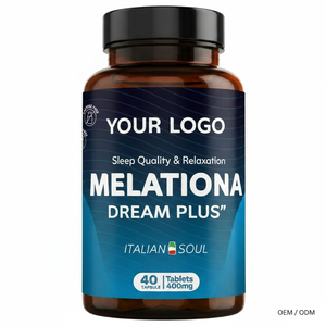 RedMoringa Italie OEM Marque Privée Mélatonine 400mg 40 Comprimés Dream Plus Qualité du Sommeil Relaxation Complément Alimentaire - Product Image 1
