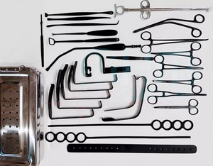 Alta calidad a estrenar amigdalectomía 27 piezas y adenoidectomía conjunto de instrumentos reutilizables conjunto de acero inoxidable recubierto negro - Product Image 6