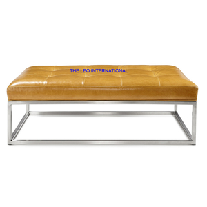 โต๊ะกาแฟทรงกลมโครงเหล็กโลหะสไตล์โมเดิร์นสีเงิน เฟอร์นิเจอร์บ้านและวิลล่า - Product Image 5