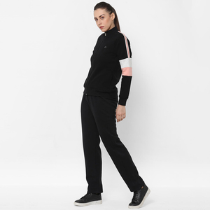 Survêtement d'hiver écologique Survêtement personnalisé à fermeture éclair pour femmes Vêtements de sport pour femmes Survêtement Coloblock Vêtements d'extérieur pour femmes - Product Image 4