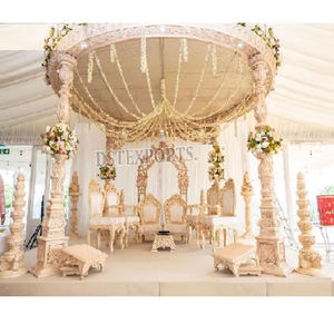 เสื้อสำหรับงานแต่งงานทำจากไม้แกะสไตล์อังกฤษมหาราชานี่ทำจากไม้แกะสลักสำหรับงานแต่งงานทำจากไม้ - Product Image 1