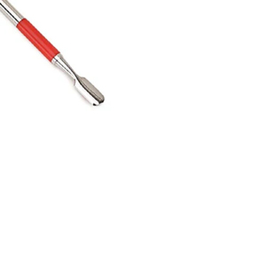 Pousse-cuticules en acier inoxydable double face pour manucure et pédicure, à bord incurvé - Product Image 6