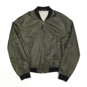 Chaqueta Bomber de Lona con Capucha para Hombre, con Logotipo Frontal, Premium, Impermeable, Ecológica, Estilo Béisbol y Motociclista - Product Image 1