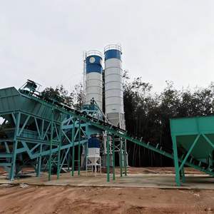 Voll automatisch Günstige 25 m3/Stunde Kleine tragbare Beton mischa nlage Ready Mix Mobile Beton mischa nlage - Product Image 2