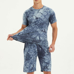 ชุดกางเกงขาสั้นแขนสั้นสำหรับผู้ชายชุดใส่ในฤดูร้อนชุดเสื้อผ้าระบายอากาศขนาดใหญ่พิเศษพิมพ์โลโก้ได้ตามต้องการ - Product Image 5