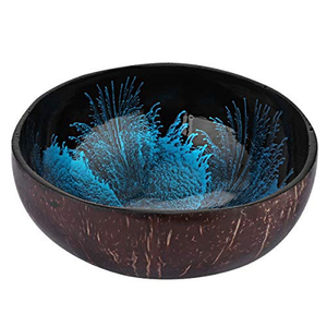 Custom Logo Eco-friendly Natural Coconut Shell Wood Fruit <b>Mixing</b> Salad <b>Bowl</b> Luxury Hotels & Restaurants Packaging Carton - Product Image 1