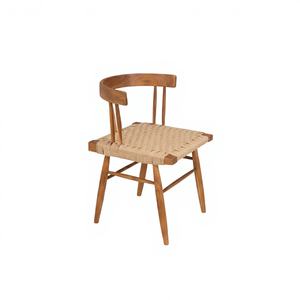 Modern Design Solid Teak Wood Dining <b>Chair</b> Upholstered Seat <b>Cushion</b> High Quality Eco-Friendly Waterproof Portable Indoor Outdoor - Product Image 1