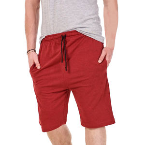 Pantalones cortos rojos de gimnasio para hombre, estilo callejero, duraderos y elegantes, ropa de entrenamiento para correr, la mejor calidad y respetuosos con el medio ambiente - Product Image 1
