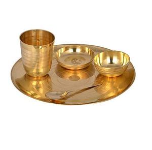 Vajilla de latón personalizada para boda y fiestas, juego de cena de latón para precio al por mayor, gran oferta - Product Image 1