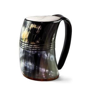 Venta caliente hogar cocina Mesa Bar vino cuerno taza Real Buffalo vikingo beber taza para boda fiesta uso para la venta más caliente - Product Image 1