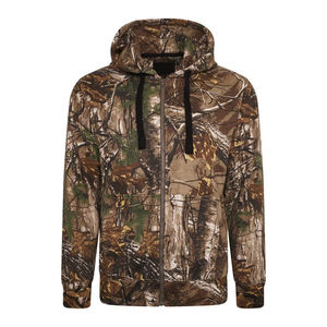 PUFFIN SPORTS Ensemble de survêtement 2 en 1 pour homme, streetwear élégant, imprimé uni, 100% coton respirant, polaire, à capuche, pour l'hiver - Product Image 3