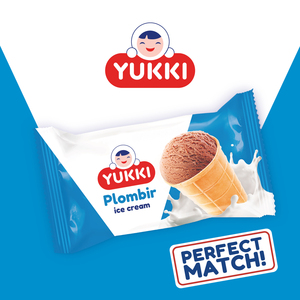 YUKKI Plombir chocolat vanille dans un gobelet gaufre 75g, Vente en gros auprès du fabricant - Product Image 2