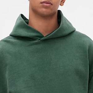 เสื้อฮู้ดผู้ชายคุณภาพสูงราคาส่ง พร้อมบริการออกแบบโลโก้ตามสั่ง และปลายแขนแบบริบ ให้ความสบายและสวมใส่สบายๆ แบบลำลอง - Product Image 2