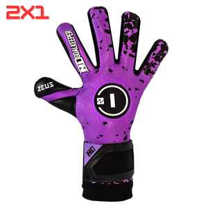 Guantes de portero de cuero Premium personalizables ajuste personalizado venta al por mayor fútbol látex agarre - Product Image 2