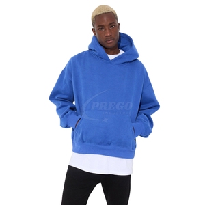 2025 <b>Men</b> Custom Hoodie High Cotton Streetwear Plain Blank <b>Pullover</b> Winter Dye Technique Popular Bulk Wholesale - Product Image 1
