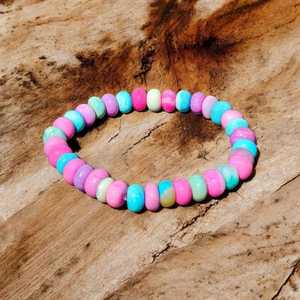 Bracelet en perles d'opale à la mode Boho pour femmes multi-bonbons 7-9mm pierre précieuse lisse Style classique bijoux faits à la main en gros Option cadeau - Product Image 3