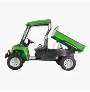 รถบรรทุกไฟฟ้าสำหรับฟาร์ม ใช้พลังงานแบตเตอรี่ ได้รับการรับรองมาตรฐาน CE ยานพาหนะสำหรับทำสวนอเนกประสงค์ UTV พร้อมกล่องเก็บของ เครื่องจักรกลการเกษตรที่ใช้งานได้จริง - Product Image 1