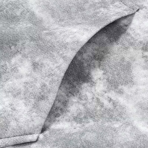 2025 Unisex de gran tamaño 100% sudaderas con capucha de algodón en blanco liso para hombre 500gsm de talla grande sudaderas con capucha con logotipo impreso bordado - Product Image 6