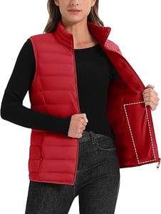 Venta Directa de Fábrica, Chaleco Acolchado con Cierre y Cuello en V, Personalizable, Transpirable, de Alta Calidad, para Hombre, Invierno, Casual - Product Image 2