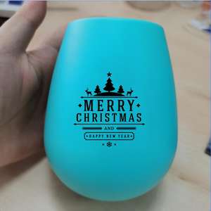 ของขวัญปีใหม่และคริสต์มาสทันสมัย เป็นมิตรกับสิ่งแวดล้อม มี 4 สีให้เลือก ขนาด 14 ออนซ์ พกพาสะดวก รูปทรงไข่ ทำจากซิลิโคน ปลอดสาร BPA ทนความร้อน - Product Image 2