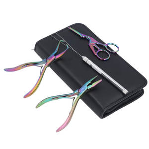 Kit de herramientas profesionales para extensiones de cabello, precios al por mayor hechos en fábrica, logotipo personalizado, alicates profesionales para extensiones de cabello, Kit de herramientas - Product Image 5