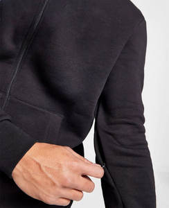 Chándal con cremallera para hombre, chándal con logotipo personalizado, chaqueta, chándal de algodón transpirable para hombre - Product Image 5