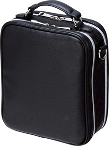 Bolso de Hombro Casual Negro Alto Tsuletette MUI con Cierre de Cremallera y Correa Extraíble, Diseño Elegante y con Estilo - Product Image 3