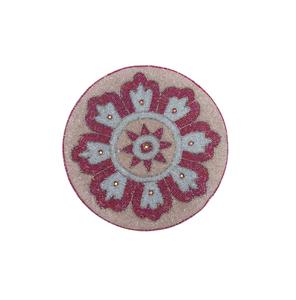 Sous-verres fins en perles faits à la main 100% faits à la main Conception personnalisée Style vintage Écologique Durable Utilisation à domicile Banquet Mariage - Product Image 1