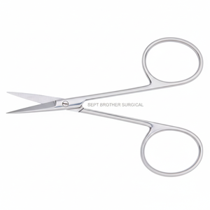 Ciseaux chirurgicaux de qualité médicale professionnelle en acier inoxydable, droits, tranchants/ciseaux irisés pour hôpitaux, laboratoires et cliniques - Product Image 1