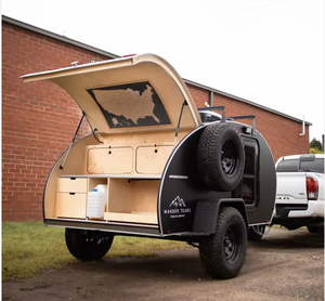 Auto ligero impermeable todoterreno lágrima Camping remolque Mini caravana gran oferta entrega rápida Comprar ahora disfrutar de precios al por mayor - Product Image 1