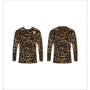 Camiseta de manga larga con estampado de leopardo sublimado personalizada para hombre, para caza, pesca, atletismo, Trackstar OEM, marca privada TSI-G05-P0800 - Product Image 1