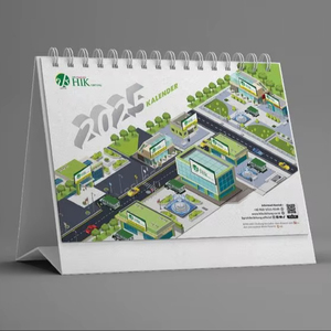 Impresión de calendario de mesa personalizada 2025 Impresión de calendarios de escritorio - Product Image 1